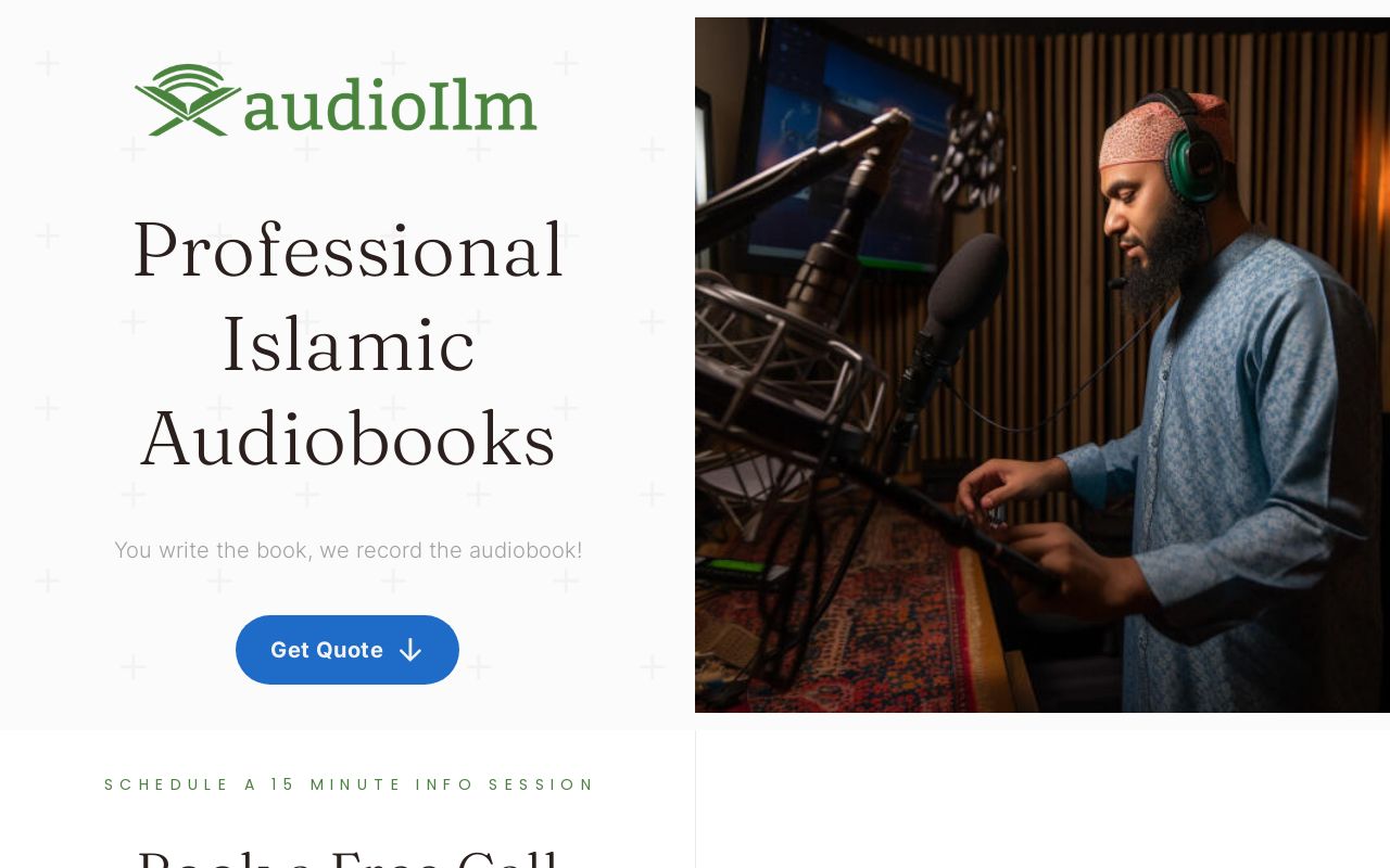 AudioIlm: High-Quality Islamic Audiobooks