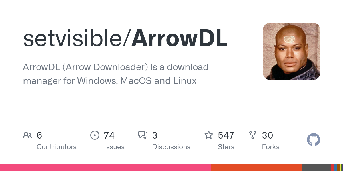 GitHub - setvisible/ArrowDL: ArrowDL (Arrow Downloader) is a download manager for Windows, MacOS and Linux