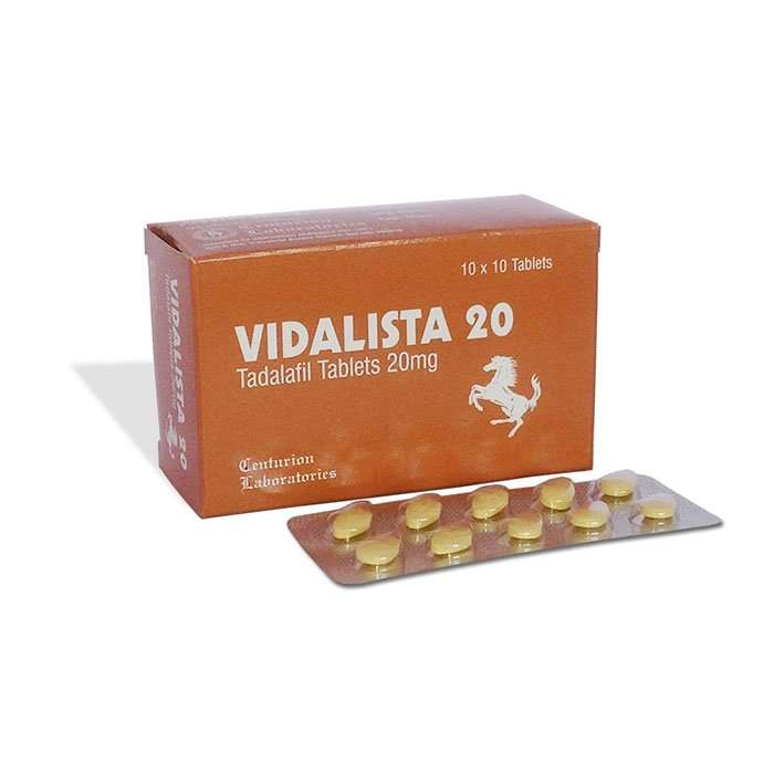 Buy Vidalista 20mg Online - Best Tadalafil At Lowest Cost - 20% Off