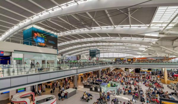 KLM Airlines London Heathrow Airport Terminal- LHR