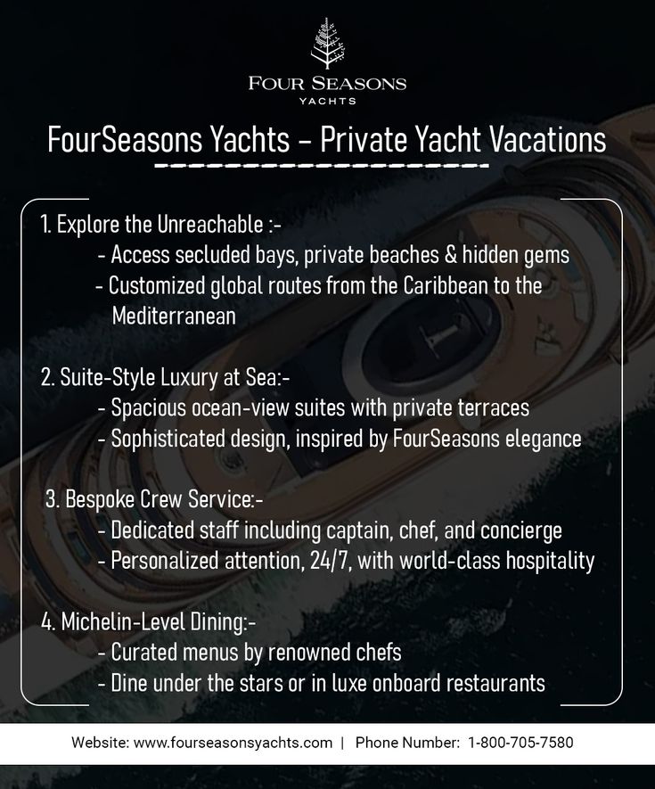 Пин на доске Four Seasons Yachts