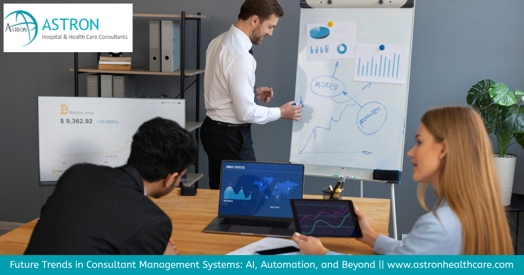 Future Trends in Consultant Management Systems: AI, Automation, and Beyond - Astron Health Care