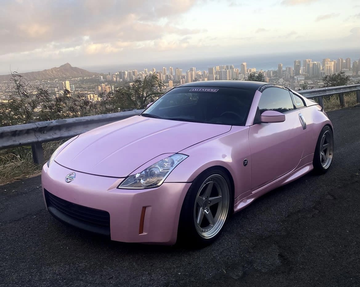 Best Pink Car Vinyl Wraps | Pink Car Wrapping For Sale - ALUKOVINYL
