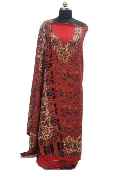 Kashmiri Woolen Suit Material – A Timeless Blend | CratKashmir