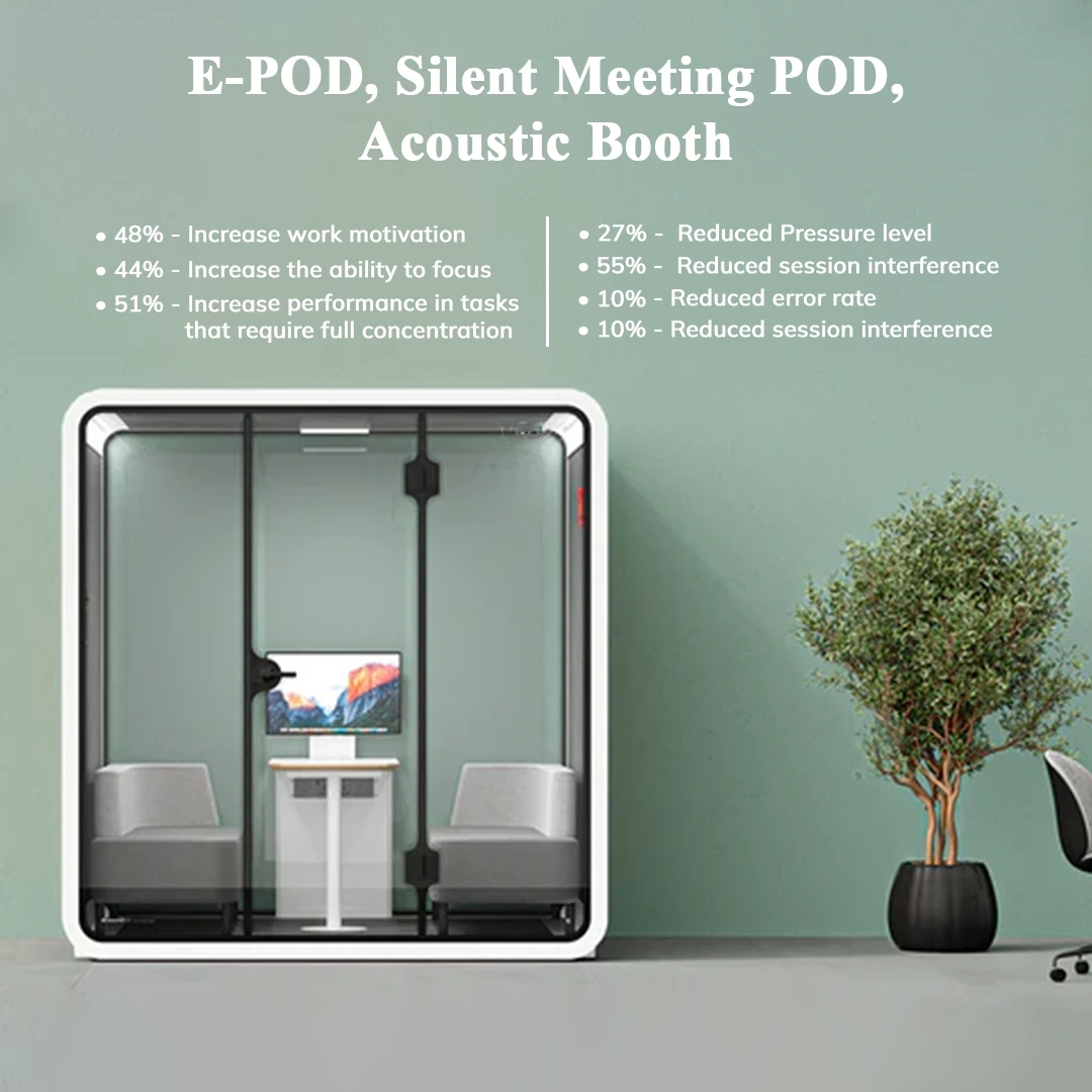 Office POD Single Seater | Acoustic Phone Booth by Acoustic Nest