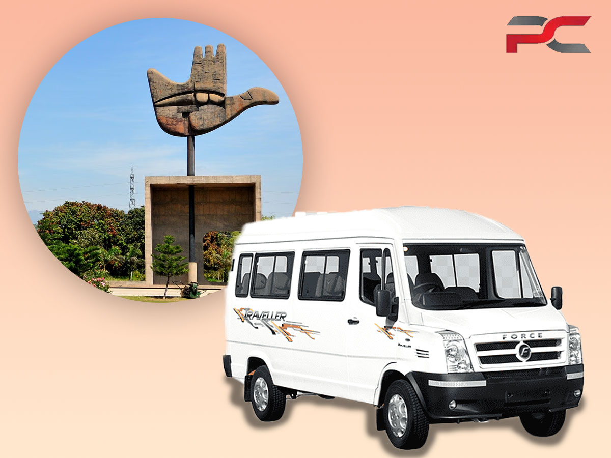 Rent Tempo Traveller in Chandigarh in different variations