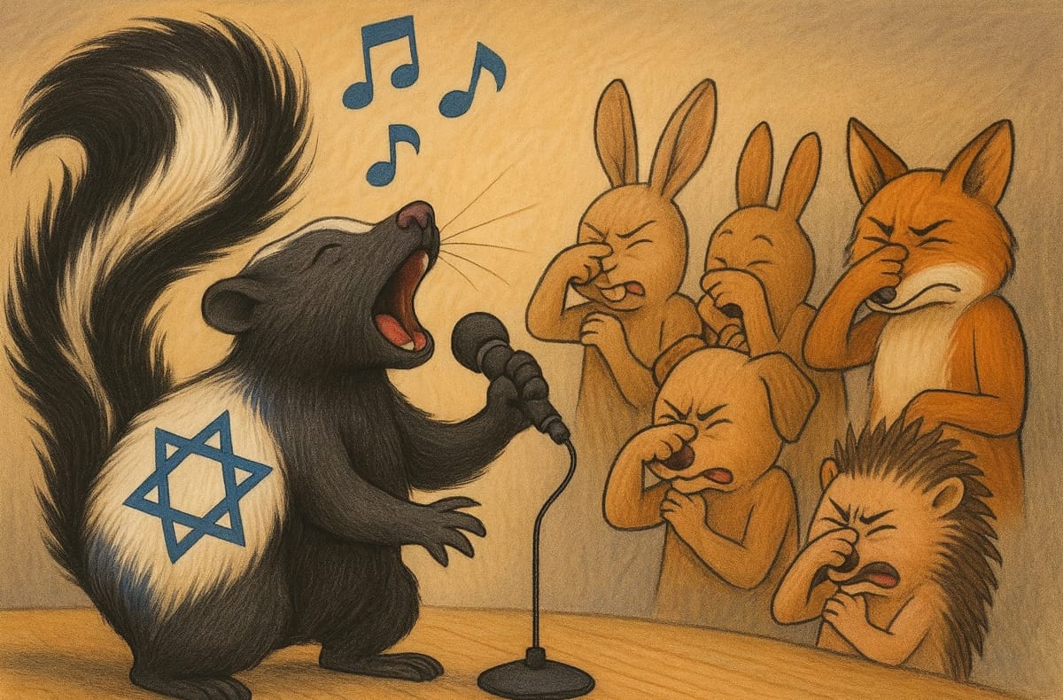 Смрад геноцида в Газе просачивается на сцену Евровидения — и разрушает конкурс