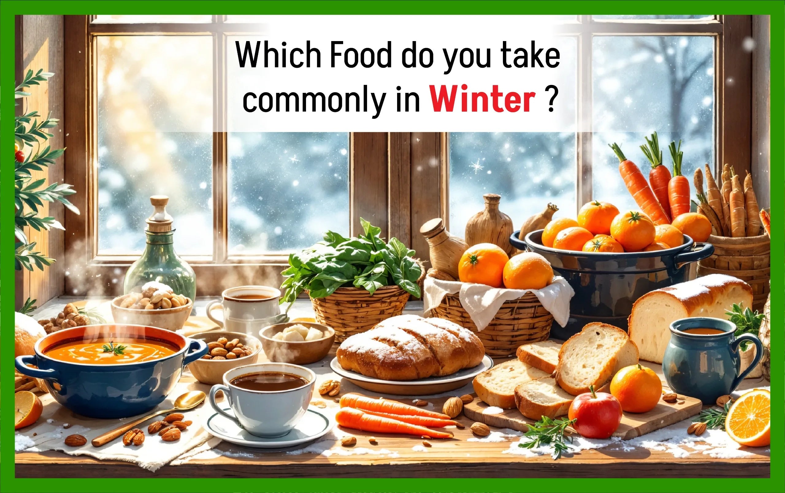 Which Food do you take commonly in Winter ?