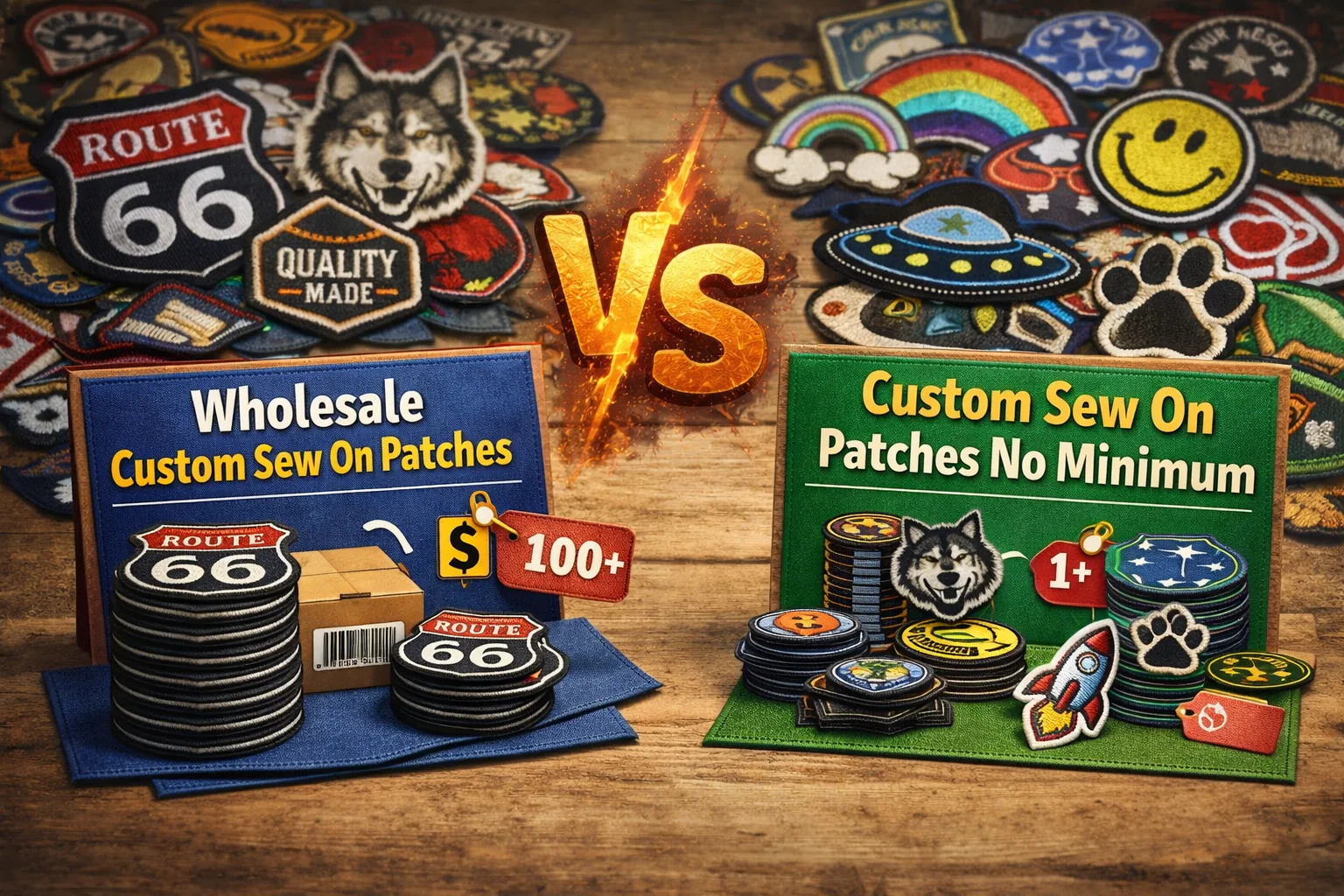 ?Custom Sew On Patches No Minimum? |Types & Application  – Rush Patch