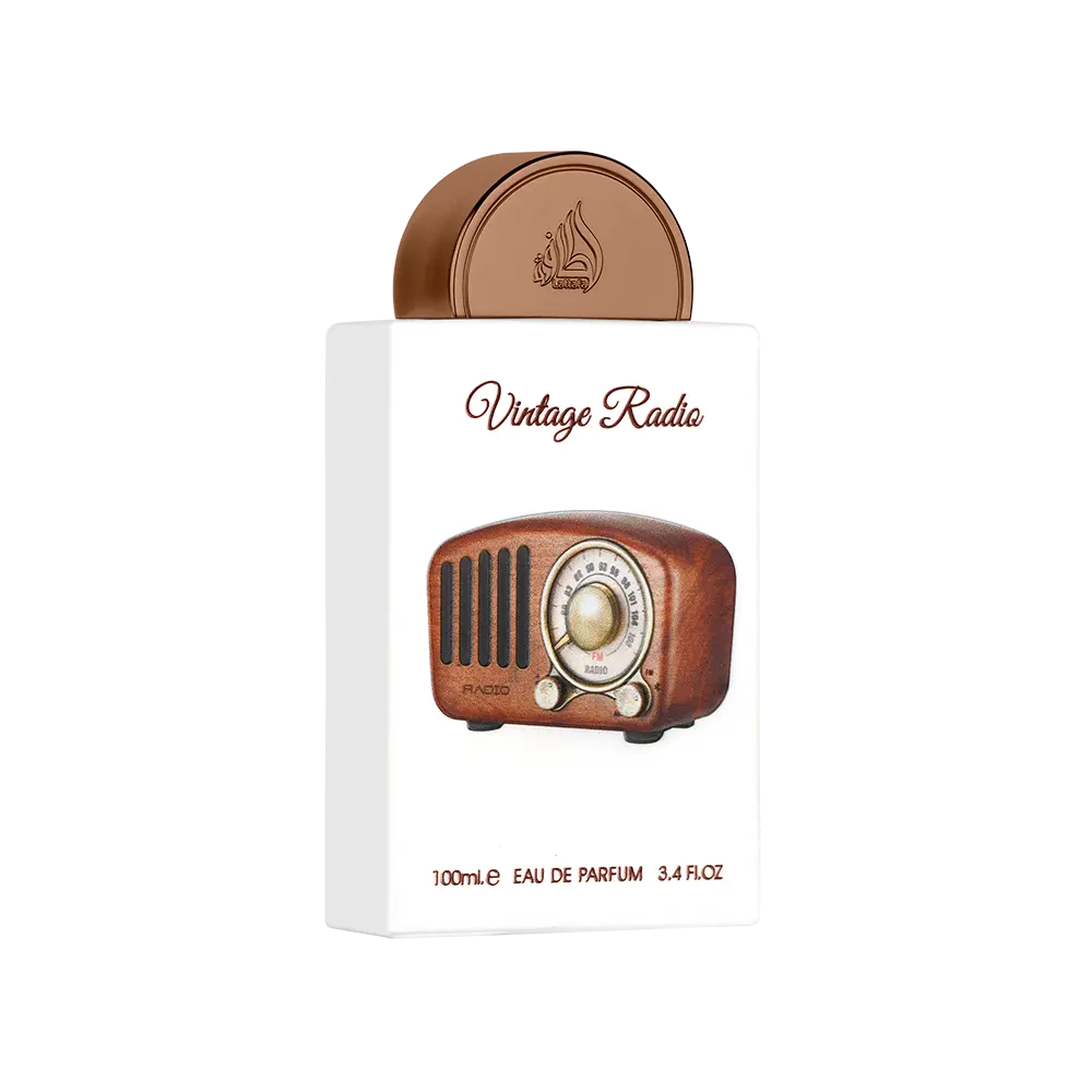 Lattafa Vintage Radio – 100ml Eau de Parfum  – Scenties Best Online Store 100% Original Perfumes in Pakistan